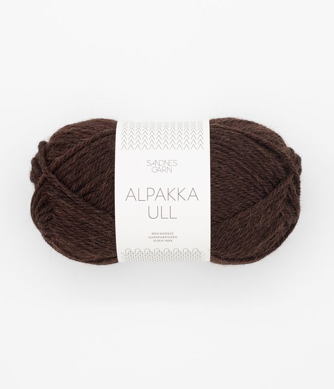Alpakka Ull 3581 Coffee